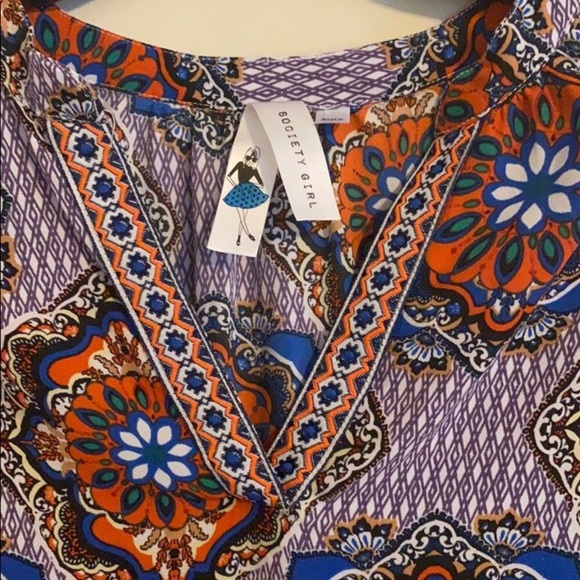 🧡💜💙 Beautiful Tunic! - Picture 2 of 2